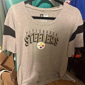 NFL Pittsburgh Steelers Gray Short Sleeve Tee